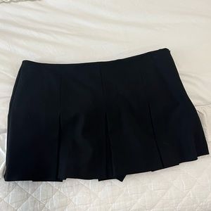 Zara pleated mini skirt